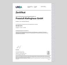 LRQA Zertifikat